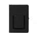Блокнот "Pocket" 140*205 мм с карманом для телефона, черный с нанесением логотипа компании