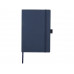 Блокнот Revello, темно-синий с нанесением логотипа компании