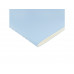 Бизнес тетрадь А5 "Megapolis flex" 60 л. soft touch клетка, зефирный голубой с нанесением логотипа компании
