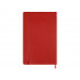 Записная книжка Moleskine Classic Soft (в линейку), Large (13х21см), красный с нанесением логотипа компании