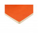 Бизнес тетрадь А5 "Megapolis flex" 60 л. soft touch клетка, оранжевый с нанесением логотипа компании
