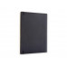 Записная книжка Moleskine Classic Soft (нелинованный), Хlarge (19х25 см), черный с нанесением логотипа компании