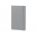 Записная книжка Moleskine Classic (в линейку) в твердой обложке, Medium (11,5x18 см), серый с нанесением логотипа компании